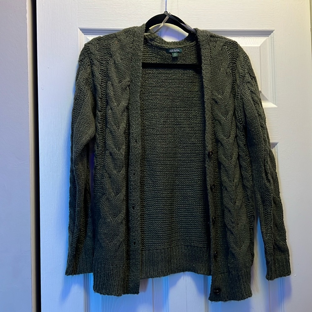 Wild Fable Green Cardigan XS